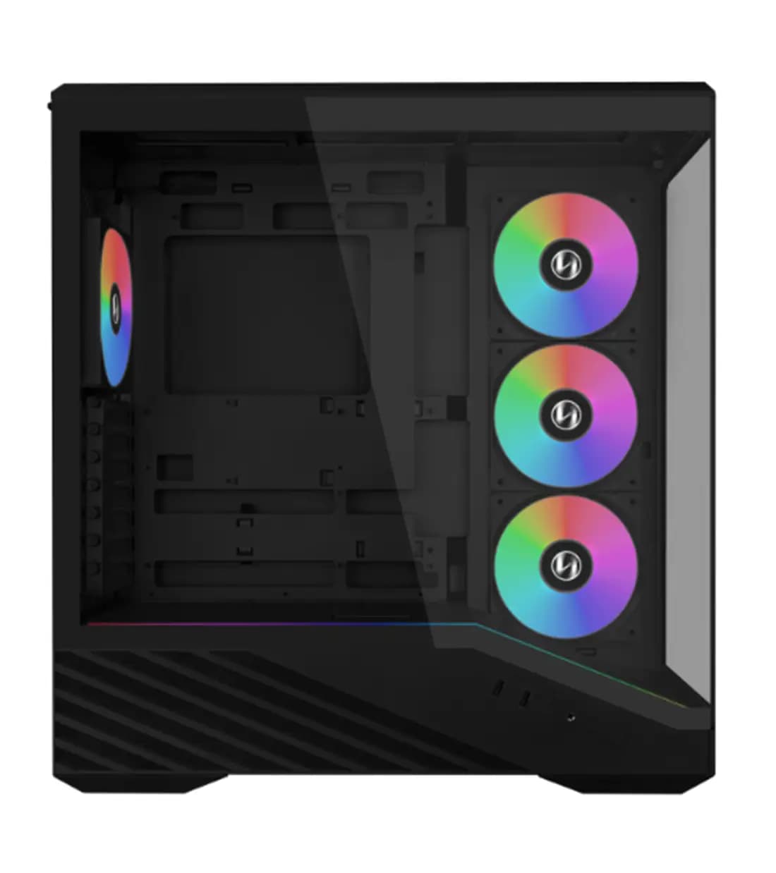 کیس کامپیوتر LIAN LI مدل Vector V100R Black 4F — تصویر ۴
