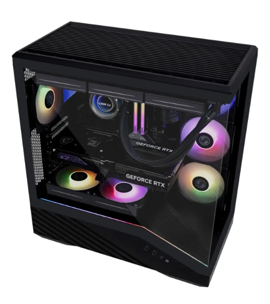 کیس کامپیوتر LIAN LI مدل Vector V100R Black 4F — تصویر ۷