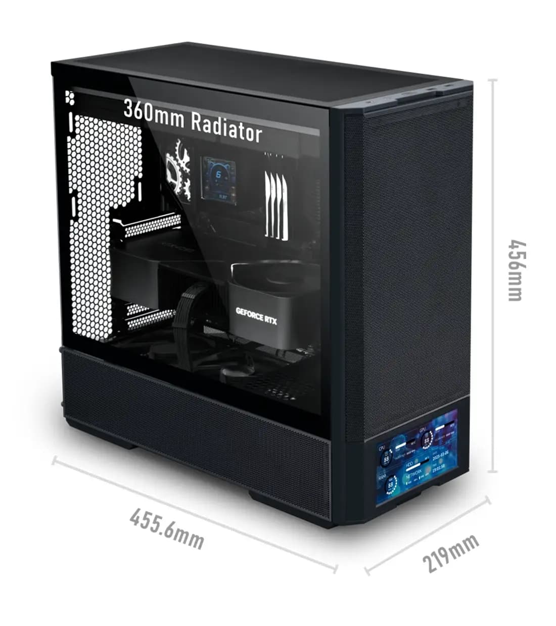 کیس کامپیوتر LIAN LI مدل LANCOOL 207 Digital 4F — تصویر ۶