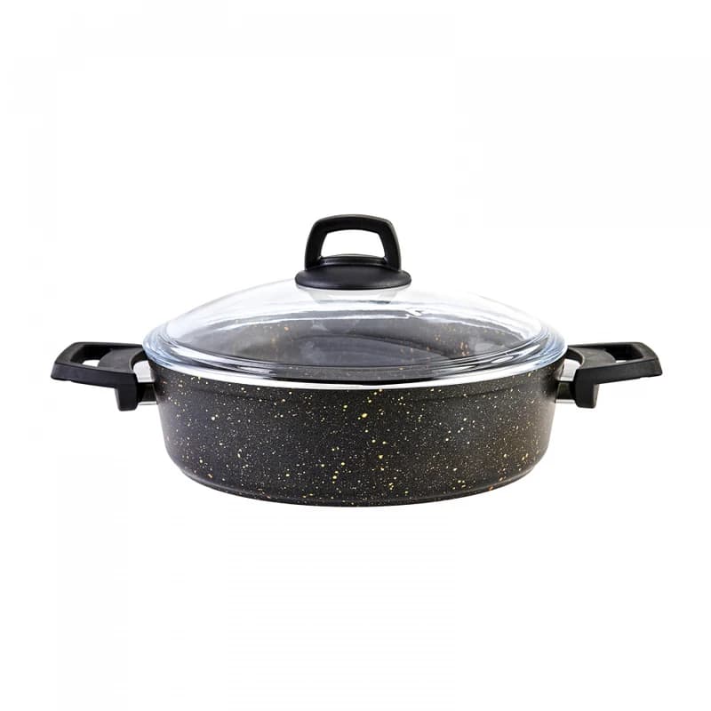 تابه دو دست کاراجا بلک گلد black gold — تصویر ۲