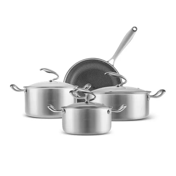 سرویس قابلمه استیل 7 پارچه karaca ترکیه مدل 316- powersteel