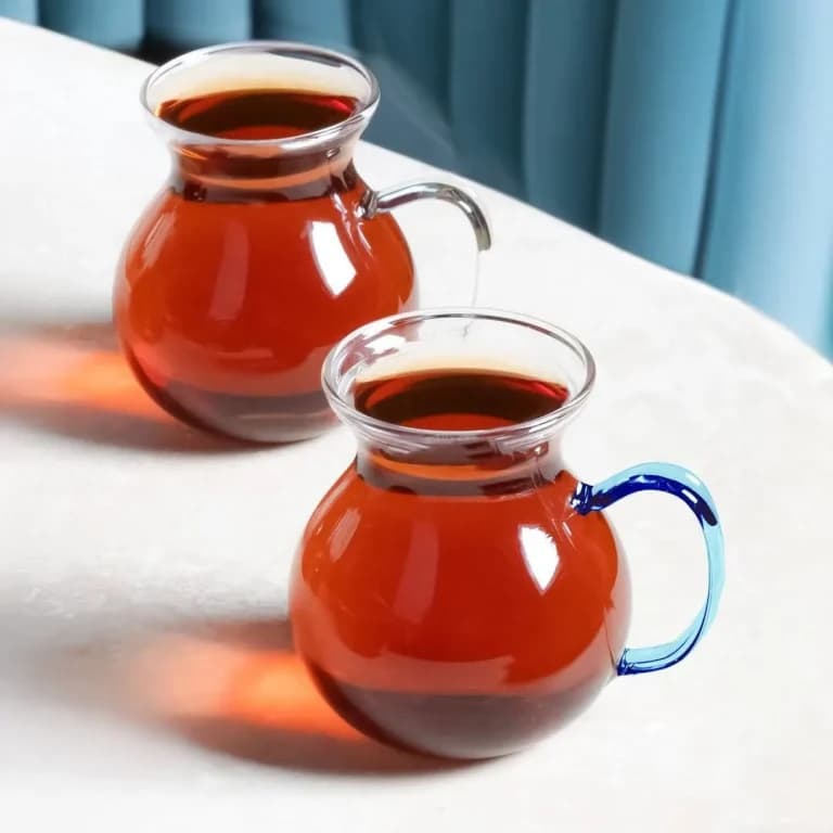 فنجان پیرکس تپل دسته رنگی پروتی PEROTTI — تصویر ۳