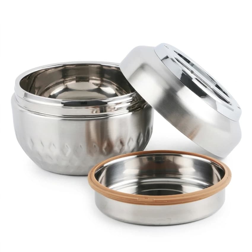 ظرف غذای استیل JI CHENG | ظرف غذا دو جداره ضد نشت — تصویر ۲
