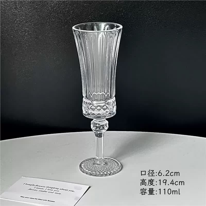 گیلاس پایه بلند طرحدار دلی گلس DELI GLASS — تصویر ۸