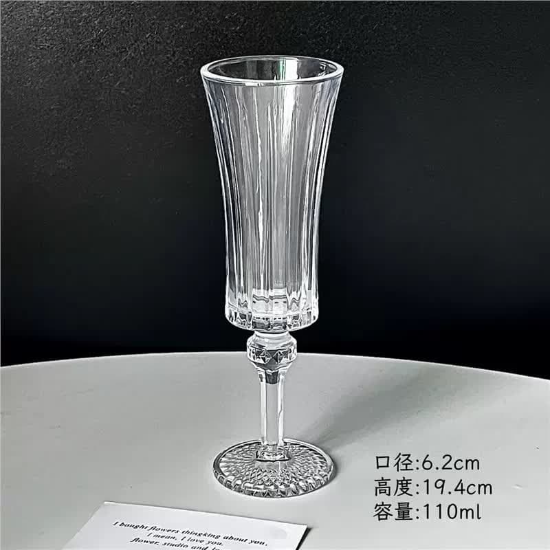 گیلاس پایه بلند طرحدار دلی گلس DELI GLASS — تصویر ۶