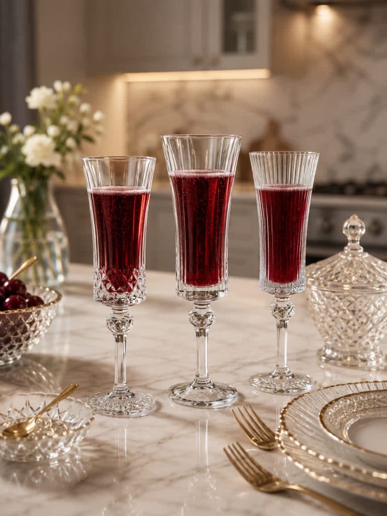 گیلاس پایه بلند طرحدار دلی گلس DELI GLASS