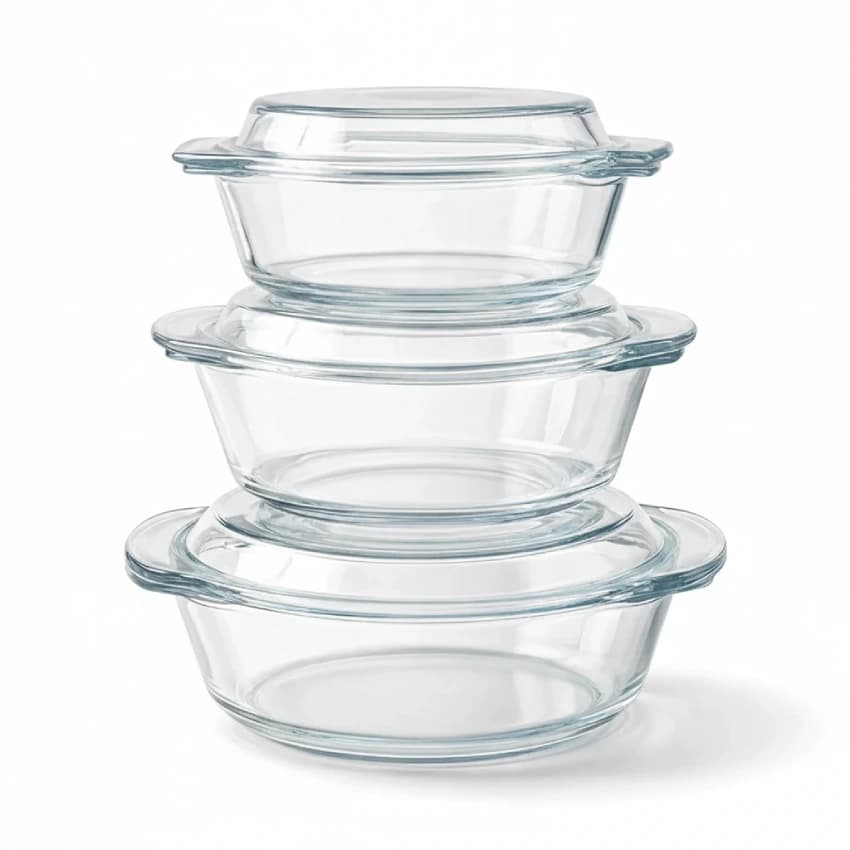 سرویس قابلمه پیرکس بورجام BORCAM سه تایی