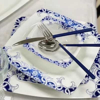 سرویس غذا خوری 60 پارچه 12 نفره کاراجا ترکیه — تصویر ۶