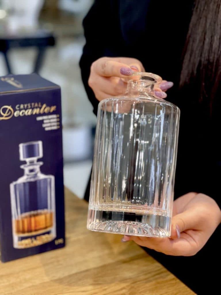 تنگ تراشدار دست ساز decanter — تصویر ۳