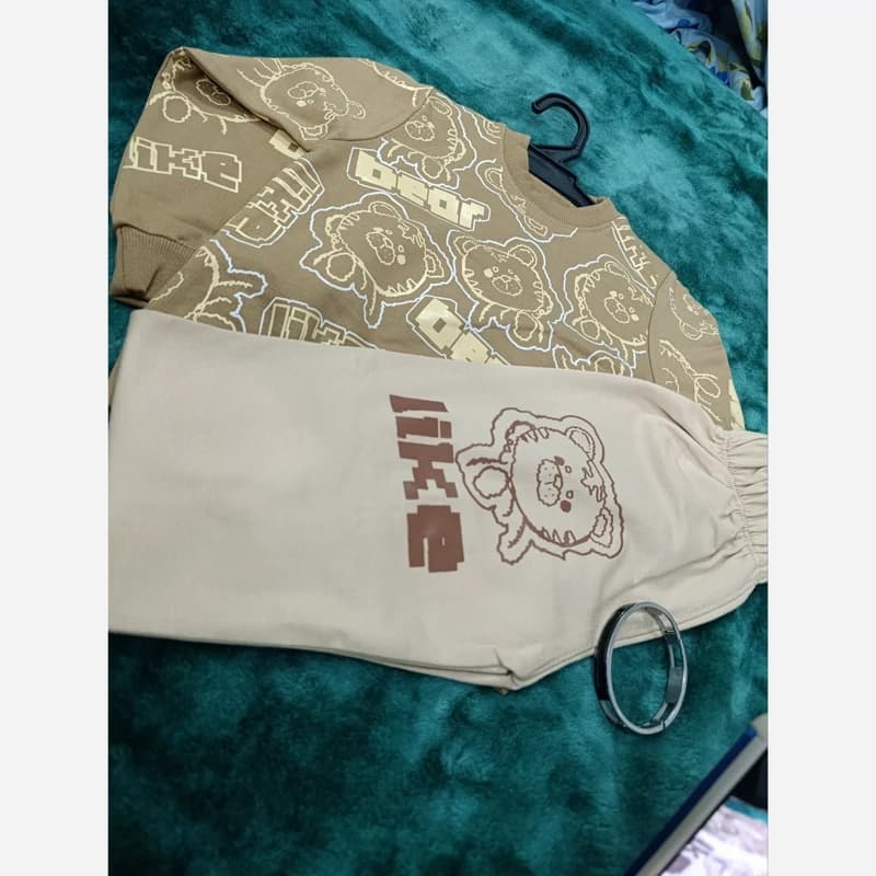ست بلوز شلوار ببری طرح اسپرت — تصویر ۴