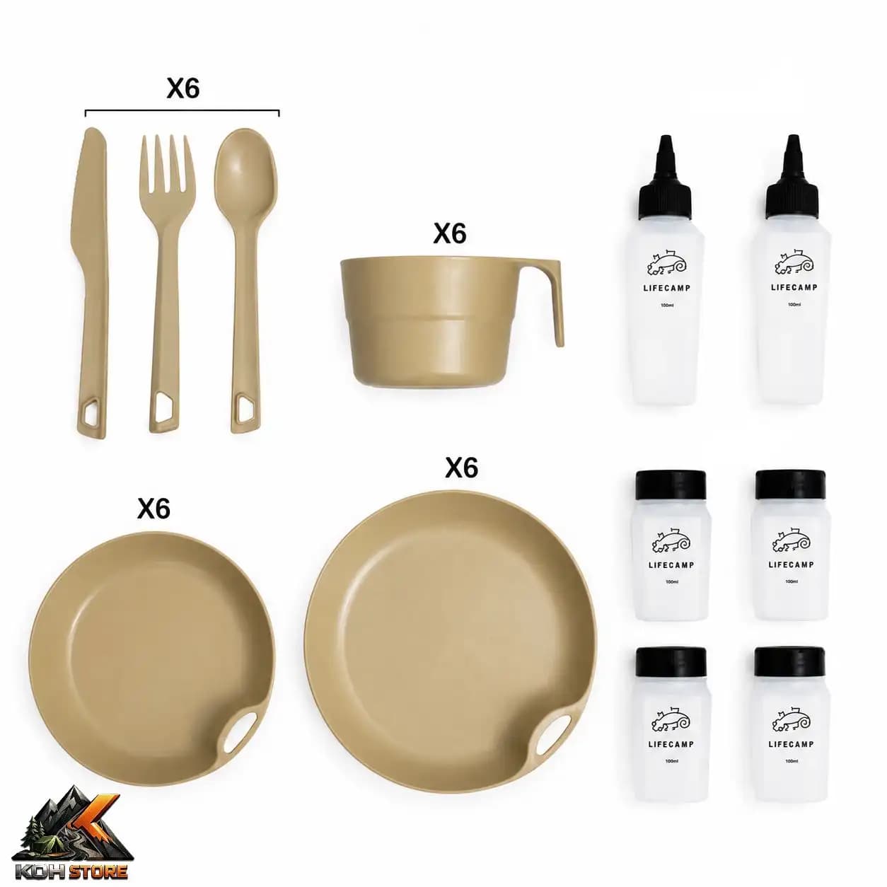 کیف 44 تکه لایف کمپ TRAVEL KIT — تصویر ۵