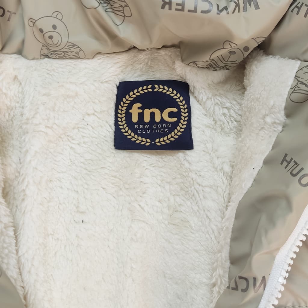 کاپشن نوزادی fnc زیتونی | ترند و لاکچری — تصویر ۴