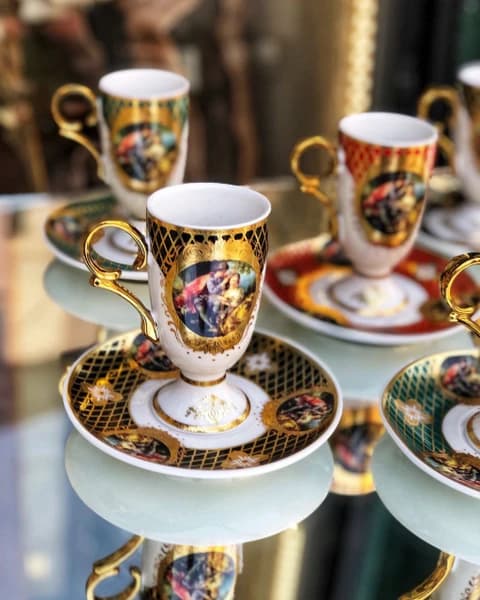 ست قهوه خوری باروک آجار ترکیه – BARCOK – HXF- 05078 — تصویر ۵