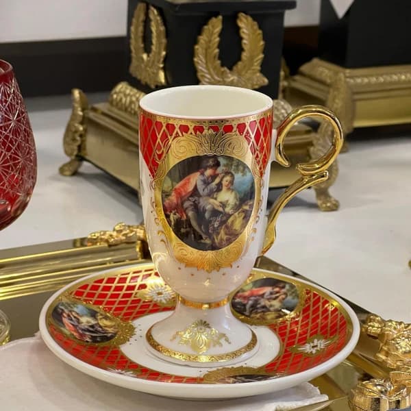 ست قهوه خوری باروک آجار ترکیه – BARCOK – HXF- 05078 — تصویر ۶
