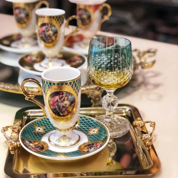 ست قهوه خوری باروک آجار ترکیه – BARCOK – HXF- 05078 — تصویر ۴