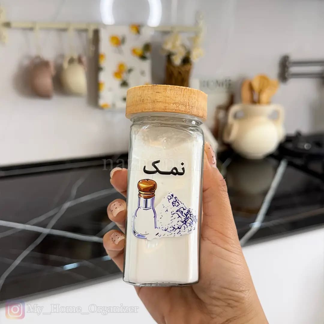 لیبل رنگی ضد آب ادویه بسته ۲۶ عددی — تصویر ۲