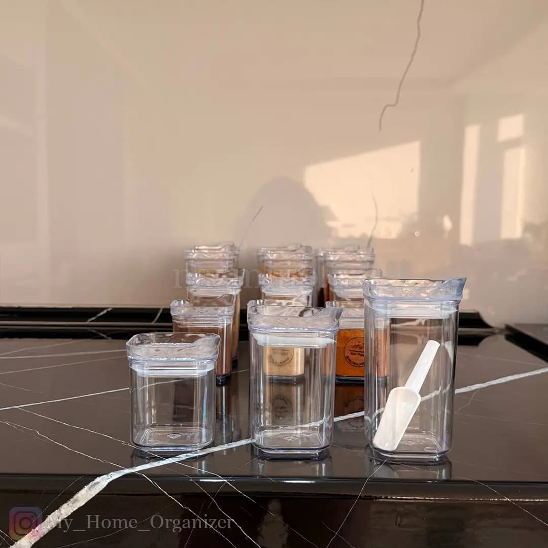 جا ادویه اکریلیک شفاف — تصویر ۸