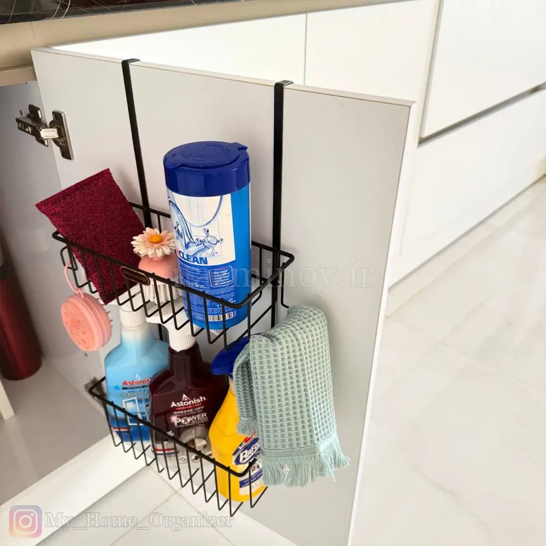 نظم دهنده شوینده فلزی مدل آویز درب کابینت — تصویر ۴