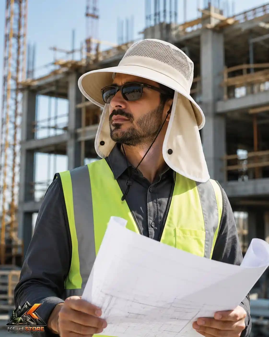 کلاه آفتابگیر یالدار مهندسی — تصویر ۵
