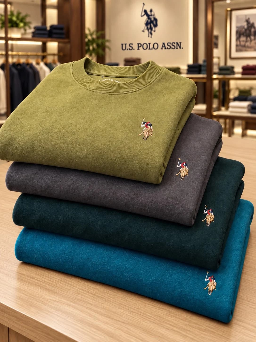 بلوز بچگانه us.polo.assn با بافت طرح سلانیک