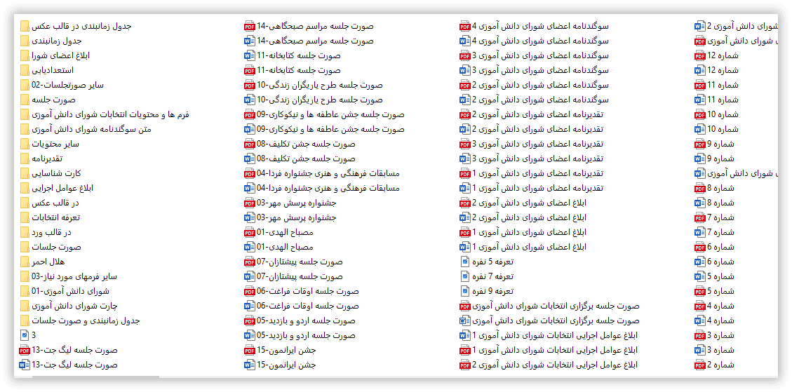 بسته کامل صورت جلسات پرورشي 1406- 1405 ( بسته شماره 1 و 2 و 3) ( پوشه کار مربی و معاون پرورشی ) — تصویر ۳