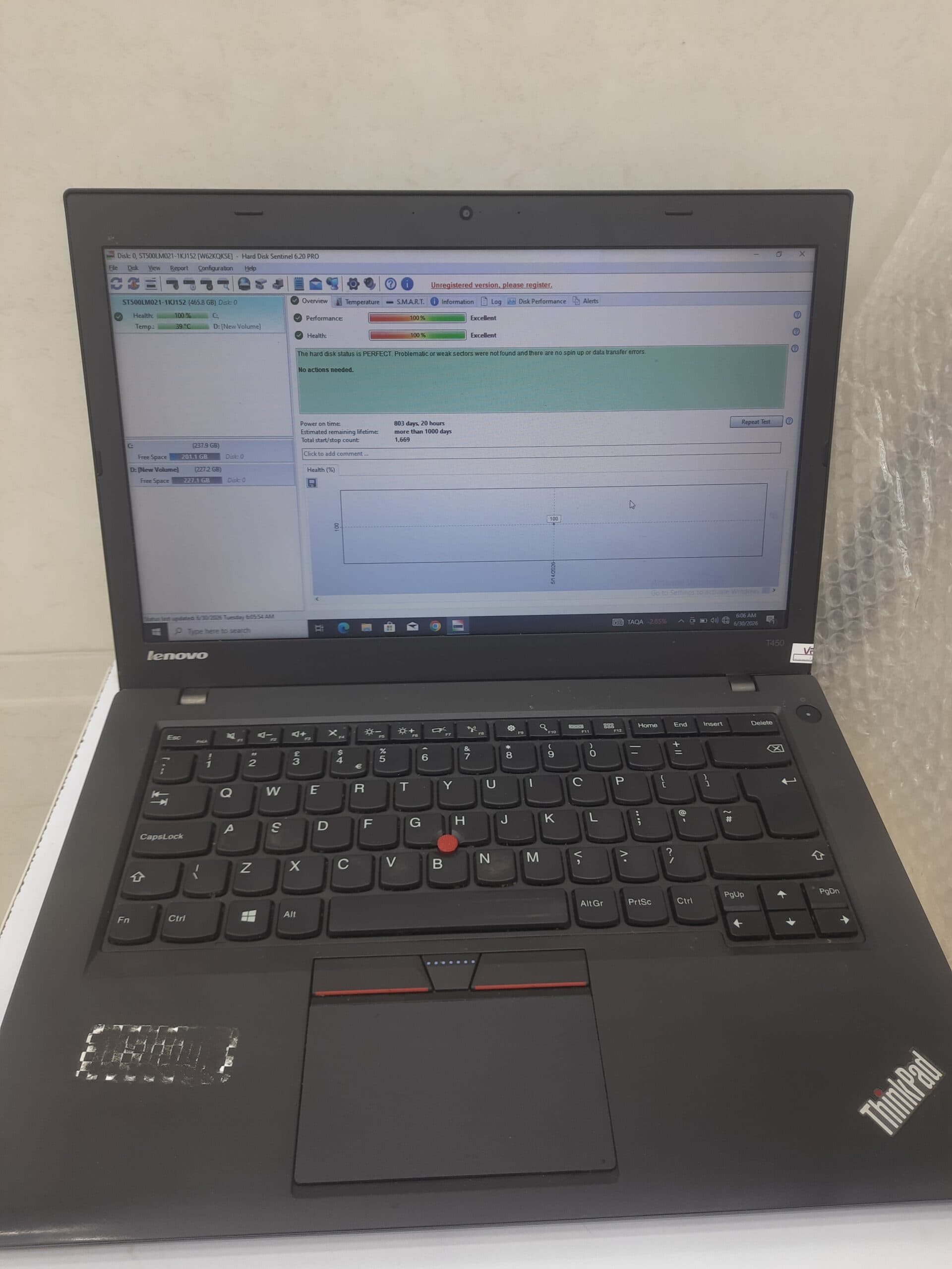 لپ تاپ استوک Lenovo ThinkPad T450 | پرفروش‌ترین لپ تاپ سری ThinkPad