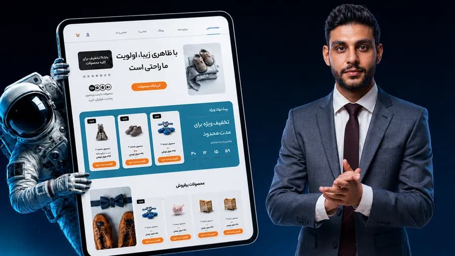 آموزش ساخت فروشگاه اینترنتی در ۹ ساعت بدون کدنویسی (پروژه‌محور)