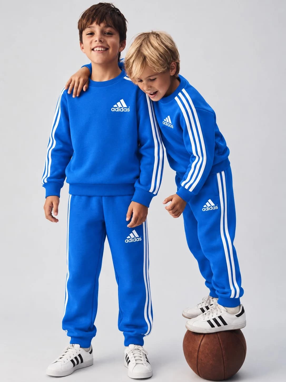 ست بلوز و شلوار بچگانه آدیداس آبی |Adidas kids tracksuit -BLUE — تصویر ۳