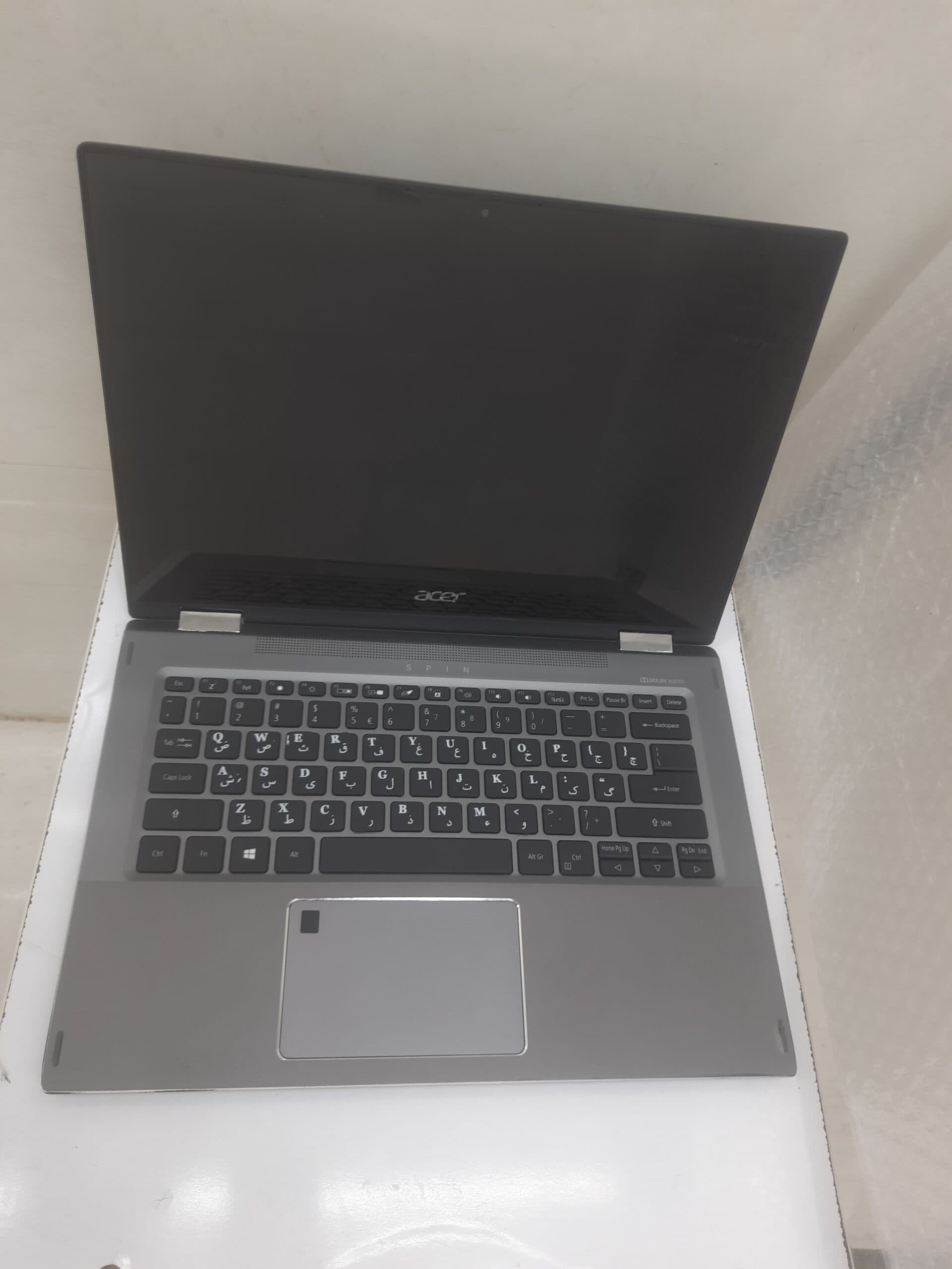 لپ تاپ لمسی Acer Spin 5 SP513-52N | Core i5 نسل 8 | رم 8 گیگ | SSD 256 | چرخش 360 درجه — تصویر ۳