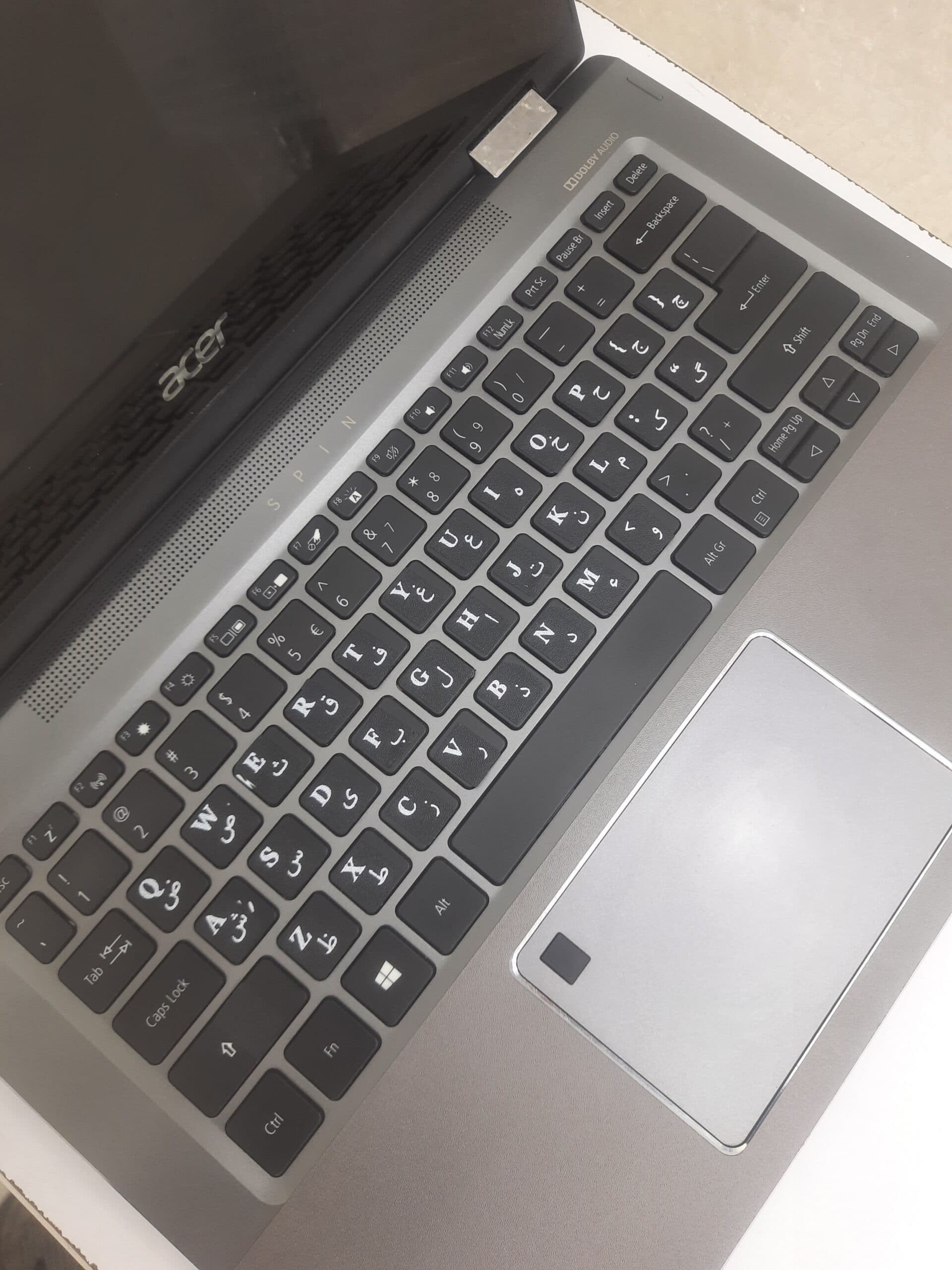 لپ تاپ لمسی Acer Spin 5 SP513-52N | Core i5 نسل 8 | رم 8 گیگ | SSD 256 | چرخش 360 درجه — تصویر ۴