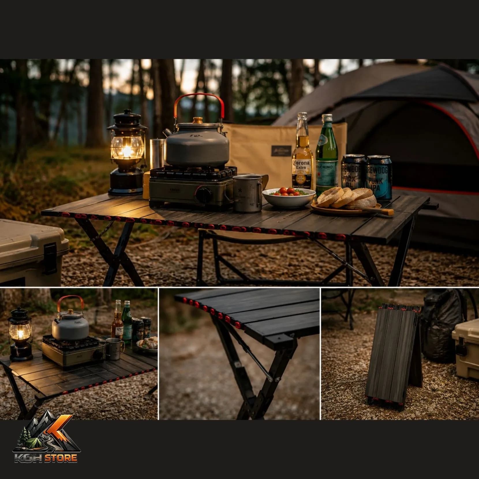 میز تاشو کمپینگ تیتو کمپ مدل Outdoor 4/6 آلومینیومی — تصویر ۷
