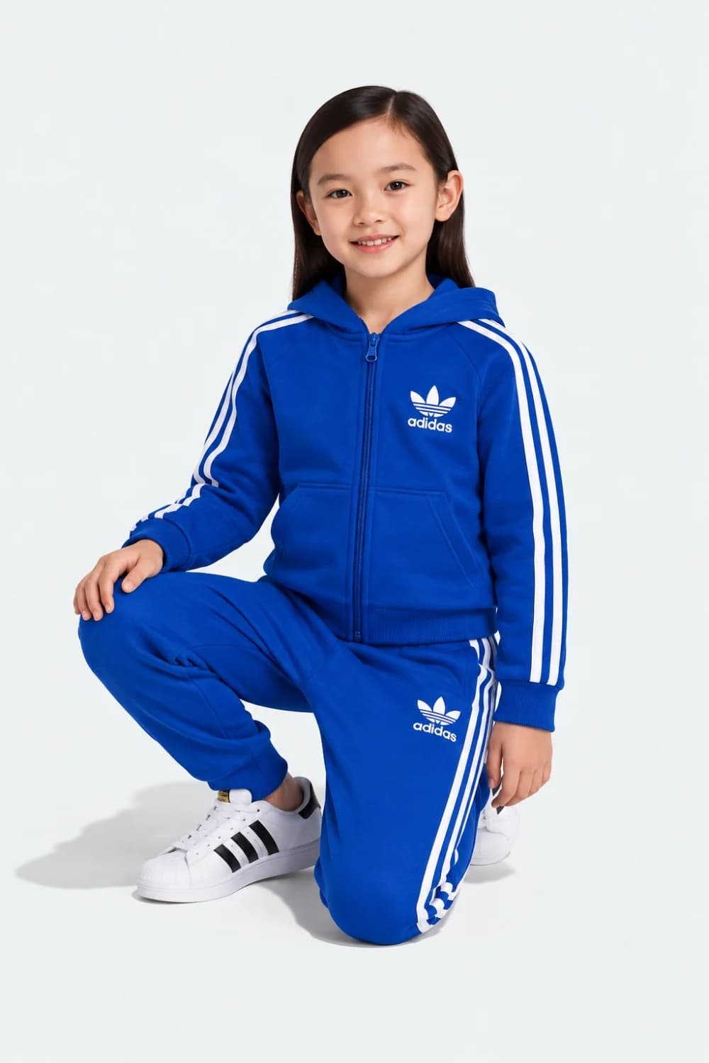 ست سویشرت شلوار بچگانه آدیداس سه خط| adidas kids tracksuit — تصویر ۵