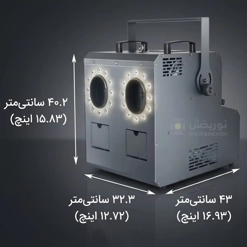 حباب ساز سه کاره پاستیلی سه مخزن — تصویر ۴
