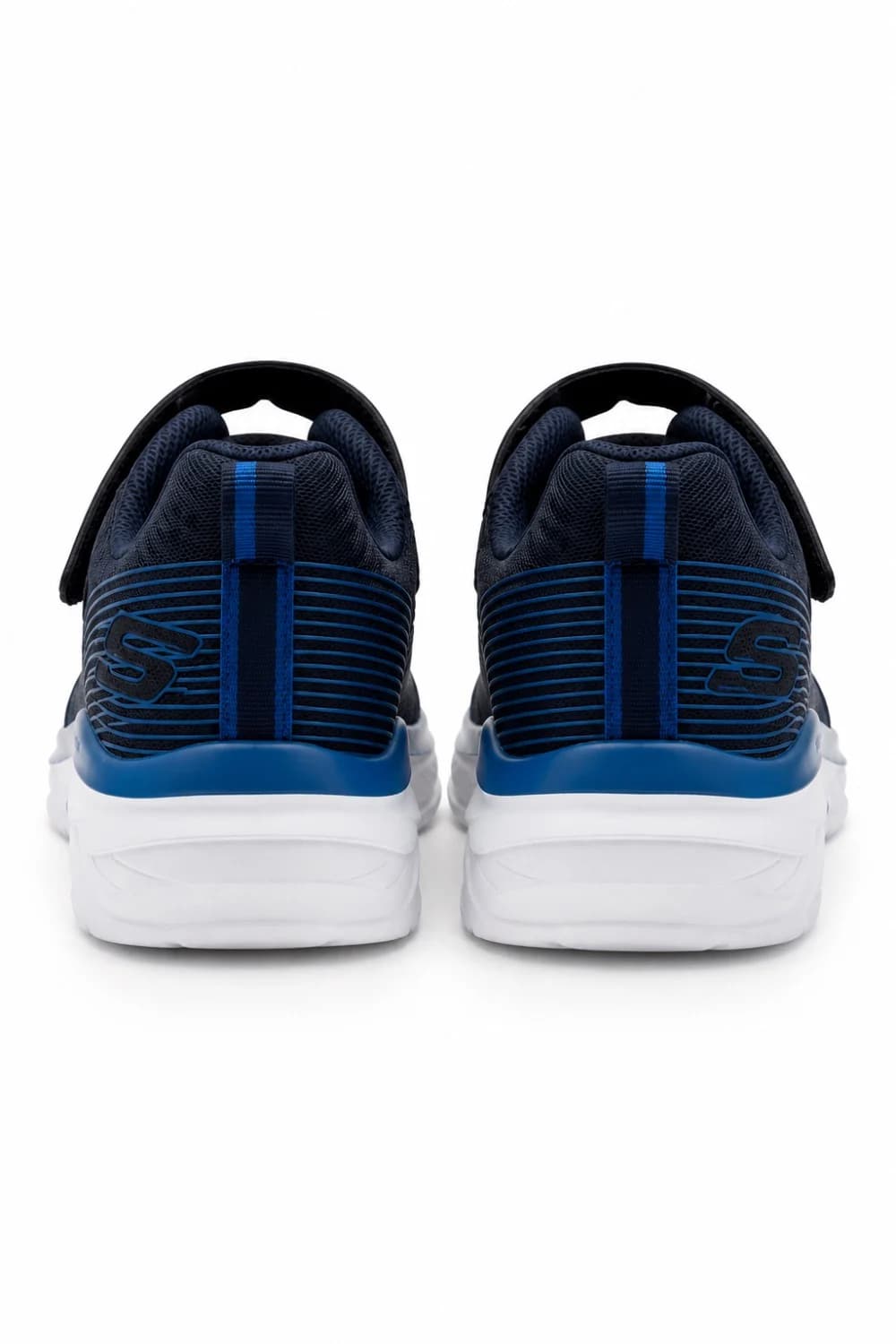 کتونی بچگانه SKECHERS مدل چسبی سرمه ای/آبی — تصویر ۴