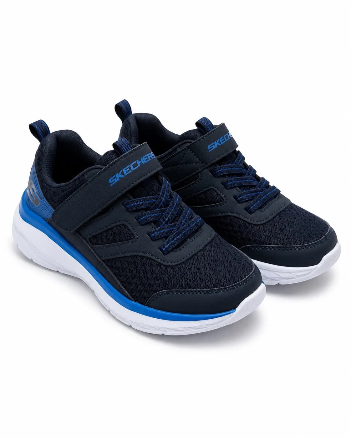 کتونی بچگانه SKECHERS مدل چسبی سرمه ای/آبی