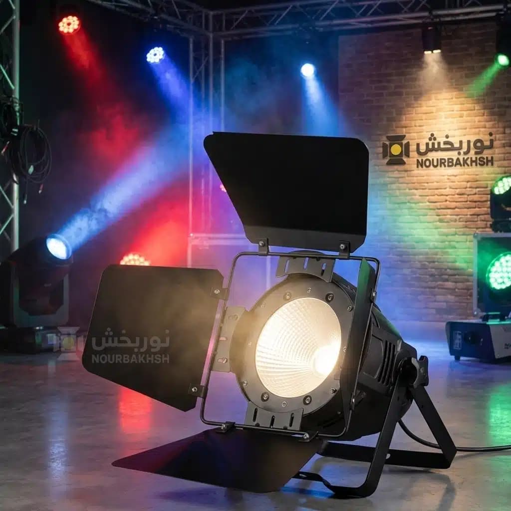 پروژکتور فول کالر شیدر دارRGB COB — تصویر ۲