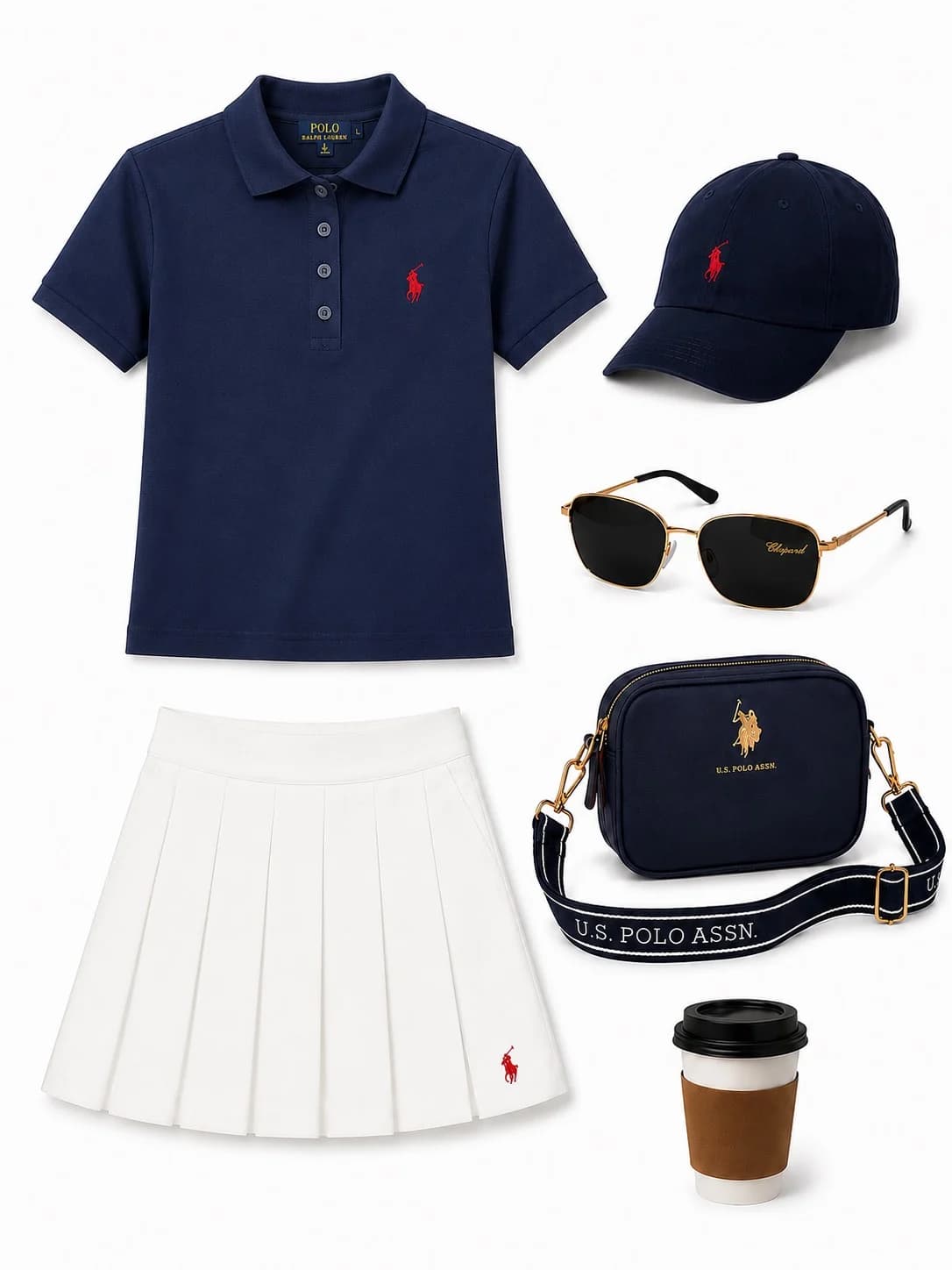 پولوشرت زنانه POLO RALPH LAUREN /سرمه ای — تصویر ۳