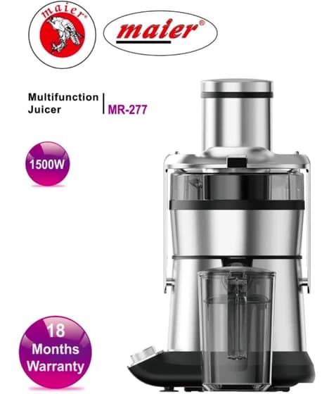 آبمیوه گیر تک کاره مایر آلمان مدل MR-277 — تصویر ۲