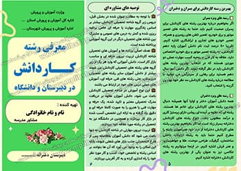 مجموعه 6 بروشور آشنایی با رشته های تحصیلی — تصویر ۶