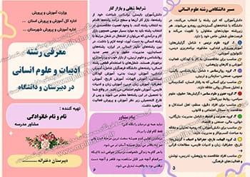 مجموعه 6 بروشور آشنایی با رشته های تحصیلی — تصویر ۲