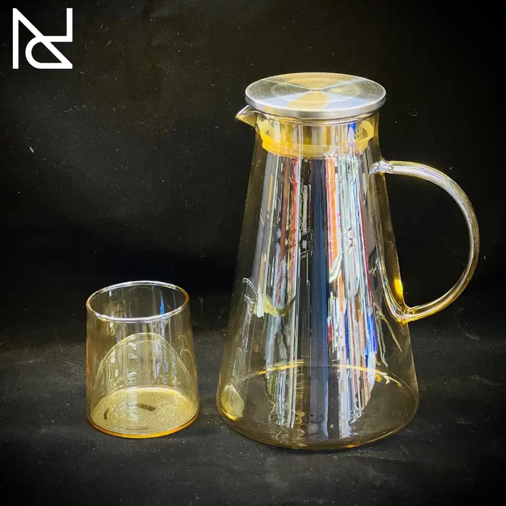 ست پارچ و لیوان پیرکس شامپاینی | Deli Glass — تصویر ۲