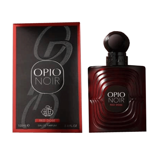 ادکلن اوپیو نویر رد دوز Fragrance World Opio Noir Red Dose | مشابه ایو سن لورن بلک اوپیوم اور رد — تصویر ۳