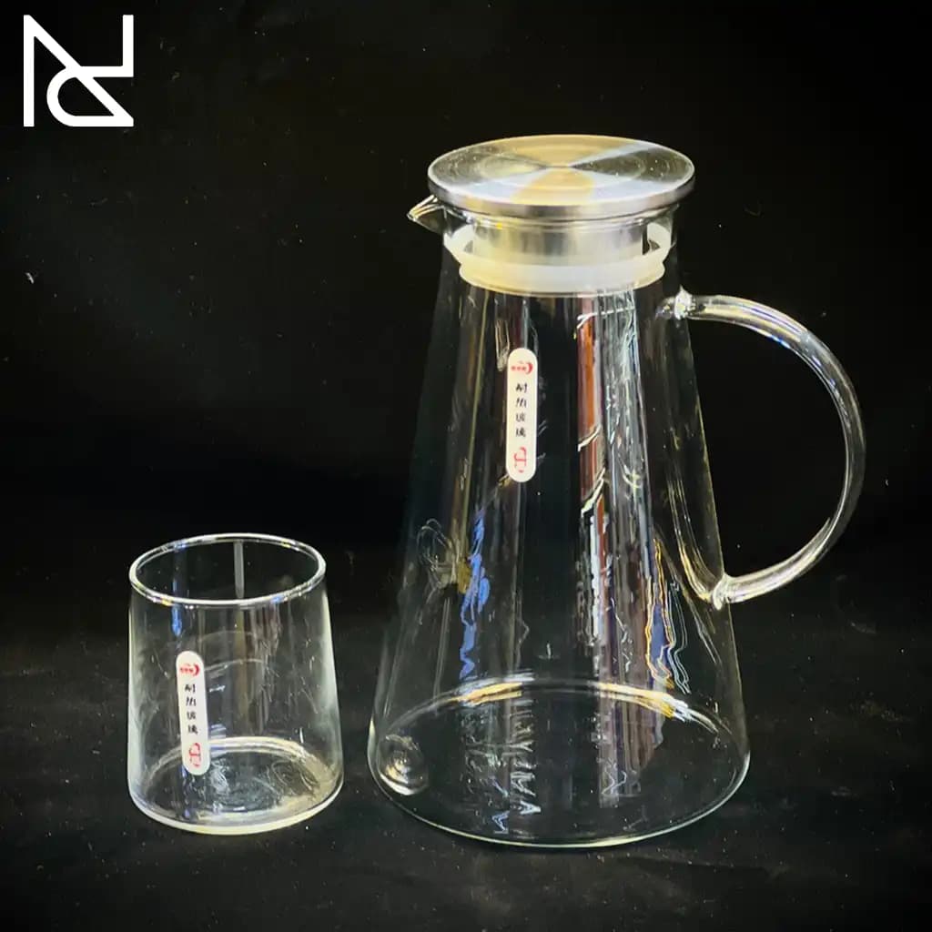 ست پارچ و لیوان پیرکس ساده | Deli Glass — تصویر ۳