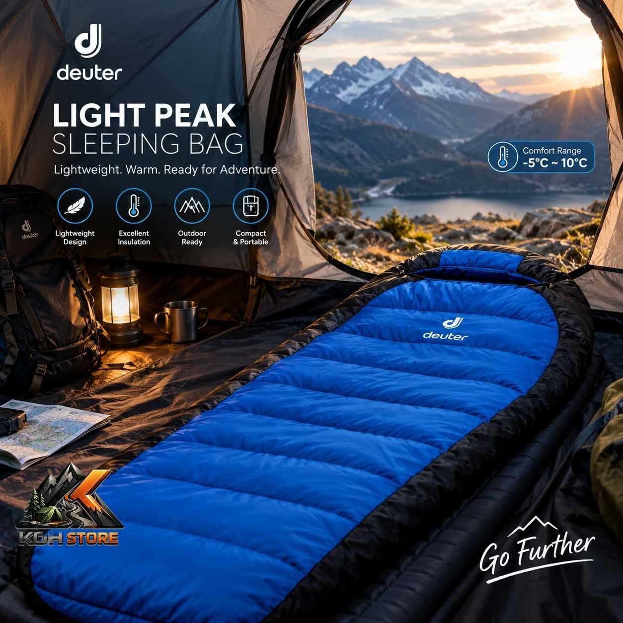 کیسه خواب دیوتر Deuter Light Peak — تصویر ۸