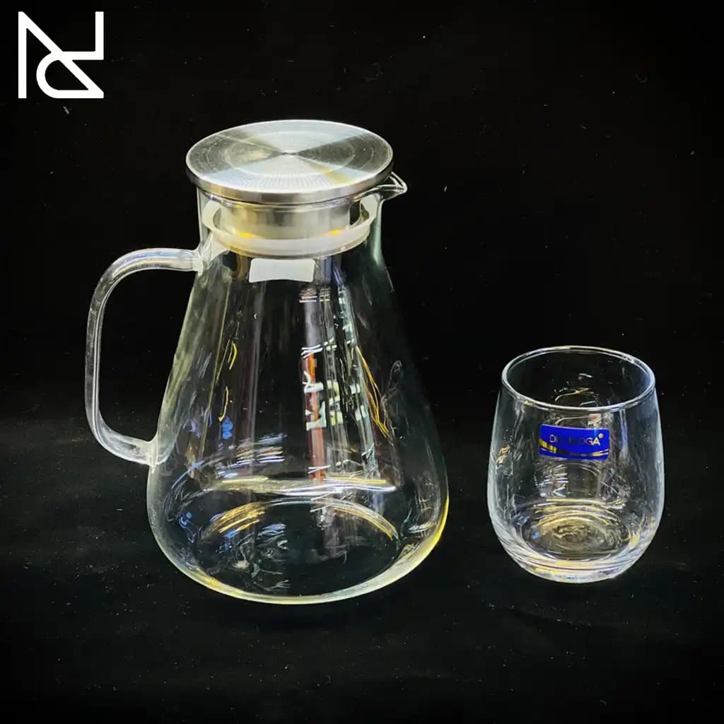 پارچ و لیوان پیرکس تپل | Deli Glass — تصویر ۲