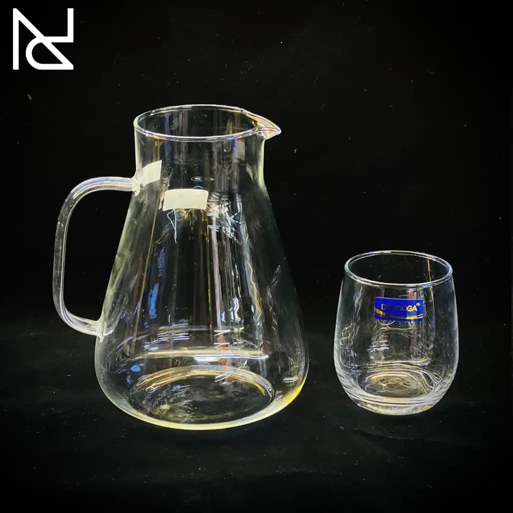پارچ و لیوان پیرکس تپل | Deli Glass