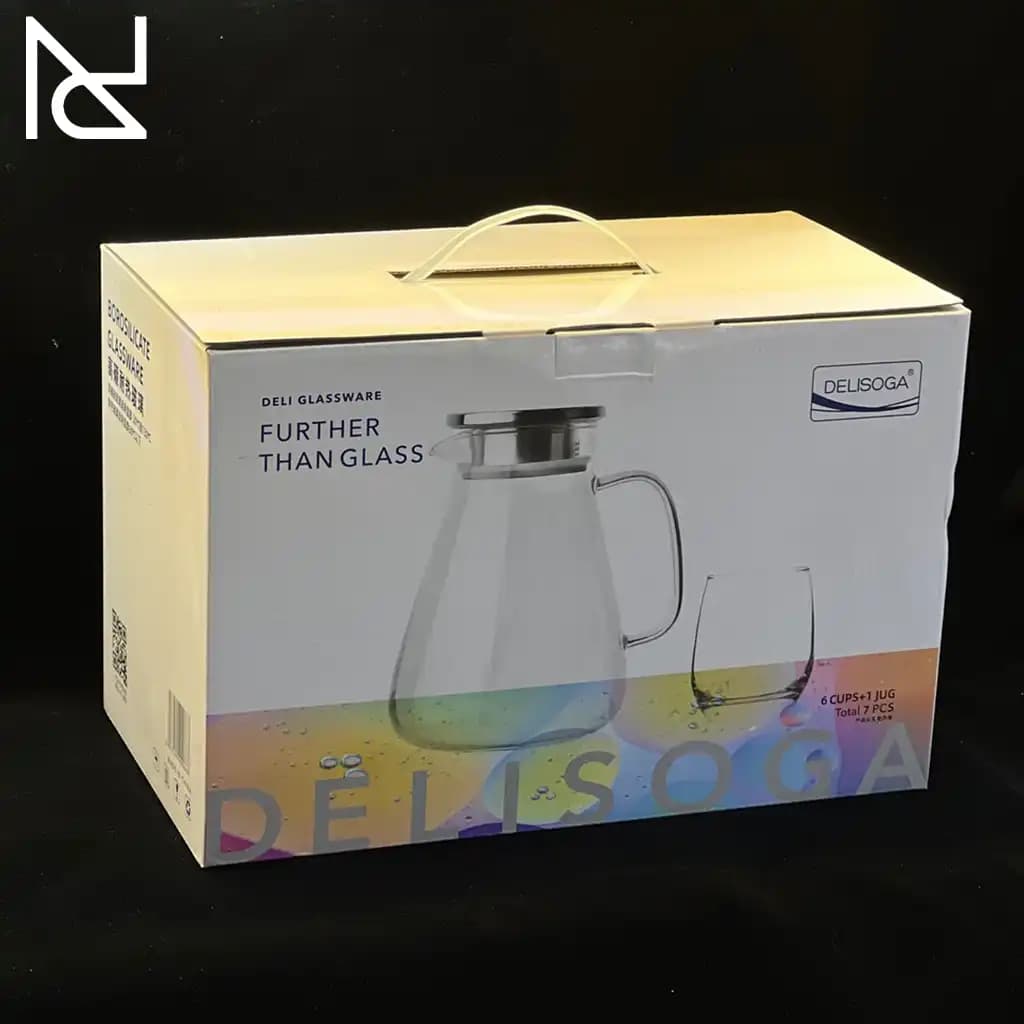 پارچ و لیوان پیرکس تپل | Deli Glass — تصویر ۶