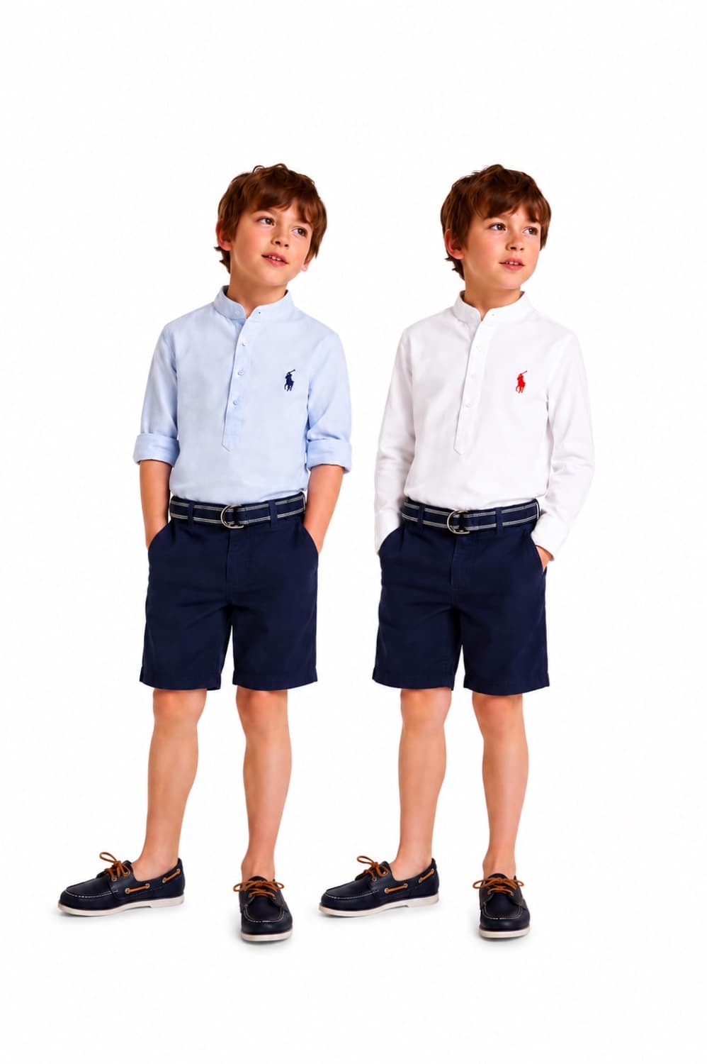 پیراهن یقه دیپلمات US.POLO.ASSN سفید و آبی