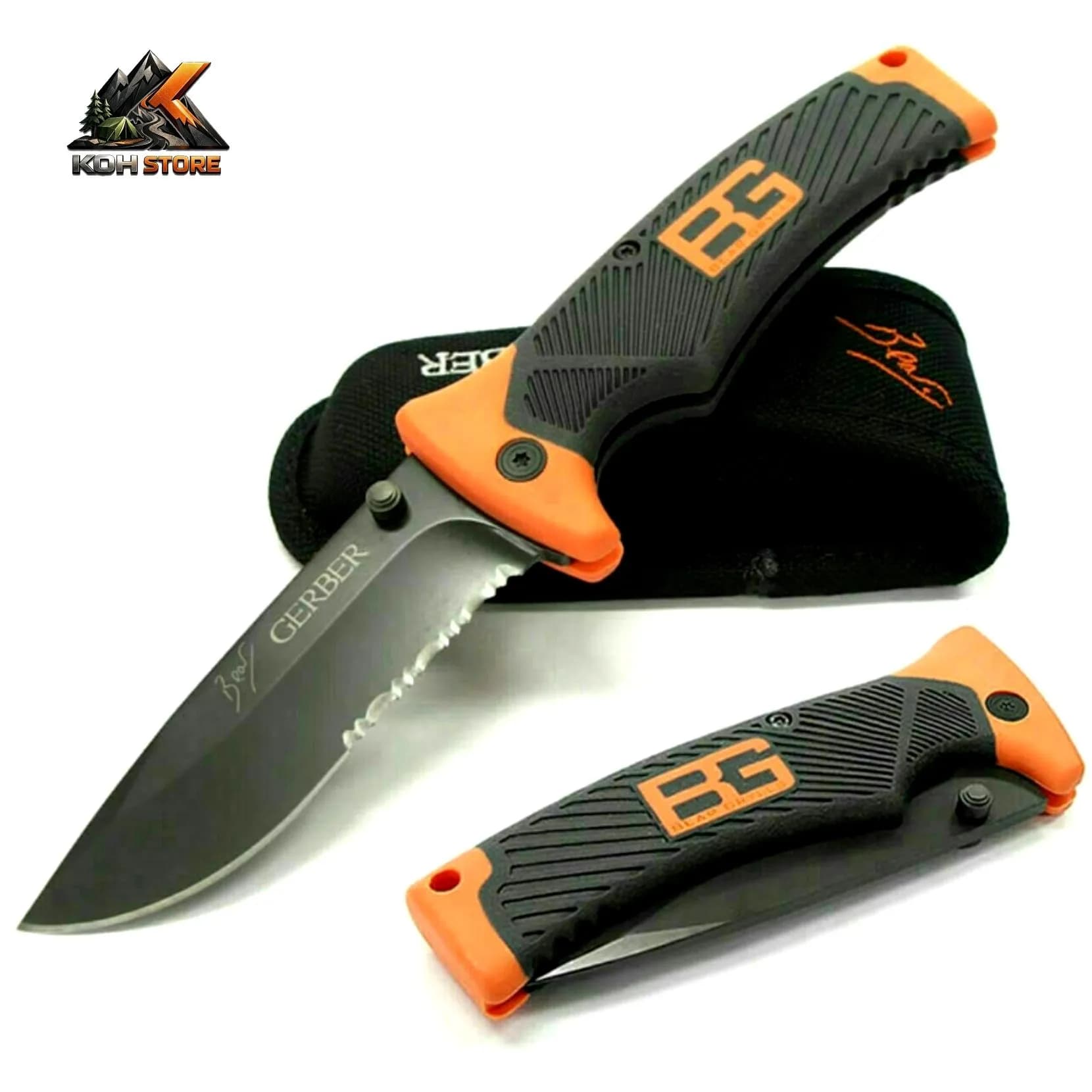 چاقو شکاری تاشو گربر مدل 113 GERBER