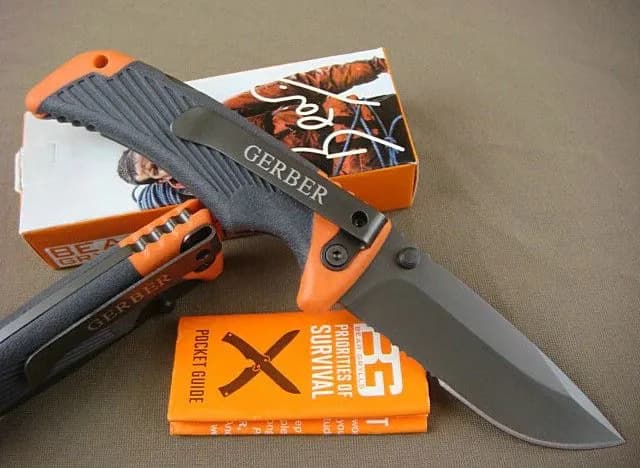 چاقو شکاری تاشو گربر مدل 113 GERBER — تصویر ۴